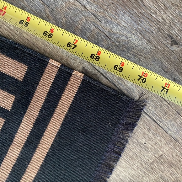 Fendi Beige Wool/Silk Scarf - Picture 5 of 6